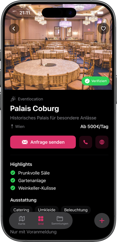 Verifizierter Business-Eintrag in Photo Locations